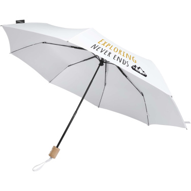 Logo trade business gifts image of: Dane 21" RPET umbrella