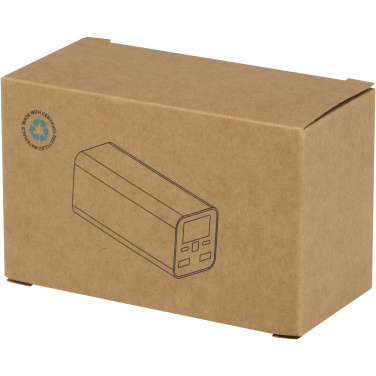 Logo trade promotional gifts picture of: Acamar 20.000 mAh 70W recycled aluminium laptop power bank