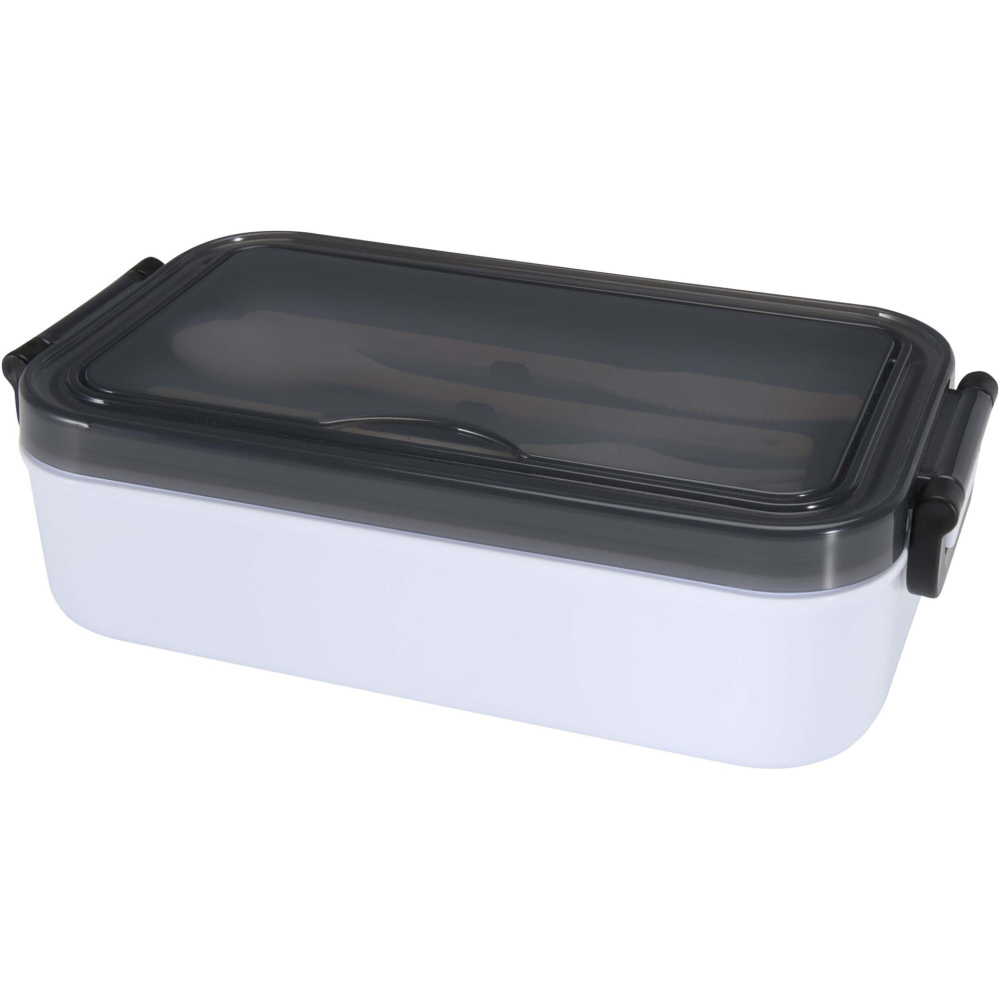 Logotrade promotional gift image of: Snappy lunch box and cutlery set