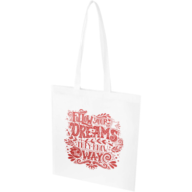 Logo trade promotional merchandise picture of: EcoSeal GRS recycled nonwoven convention tote bag 6L