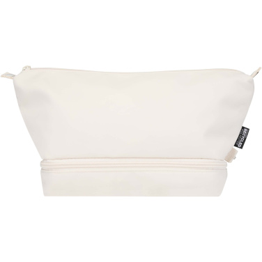 Logo trade promotional gift photo of: Trip Aware™ recycled travel toiletry bag 6L