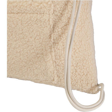 Logo trade advertising products image of: Bear GRS recycled sherpa drawstring backpack 9L