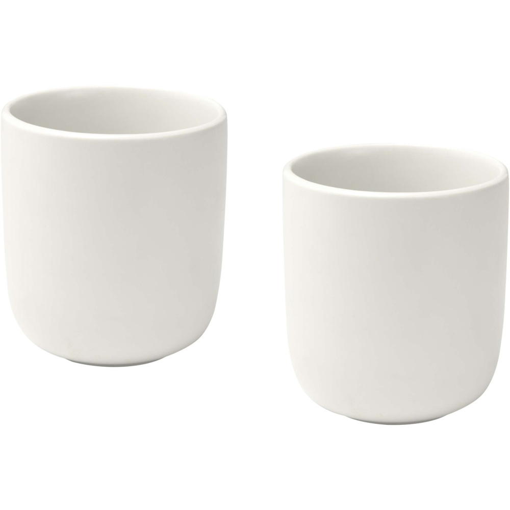 Logo trade promotional gifts picture of: Male 200 ml ceramic cups - set of 2