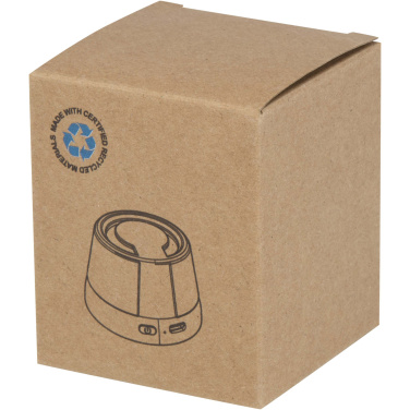 Logo trade promotional giveaways image of: Horna 3W recycled plastic magnetic wireless speaker