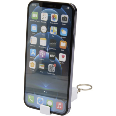 Logotrade corporate gift picture of: Aggia recycled plastic phone stand with fidget toy