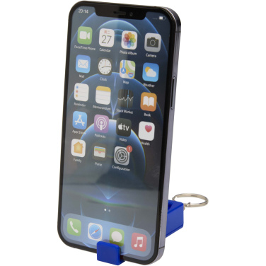 Logo trade promotional gifts image of: Aggia recycled plastic phone stand with fidget toy