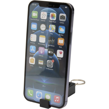 Logotrade corporate gift image of: Aggia recycled plastic phone stand with fidget toy