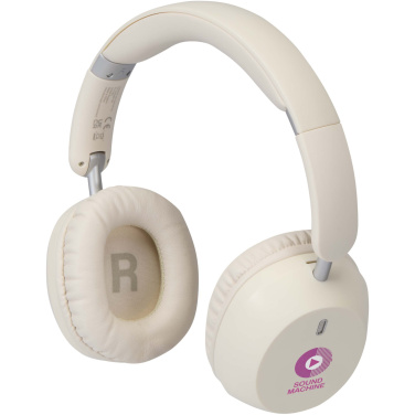 Logo trade business gift photo of: Hoggar recycled plastic over-ear foldeable ANC and ENC headphones
