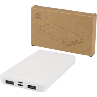 Logotrade promotional item image of: Intan 10.000 mAh 10W recycled plastic power bank