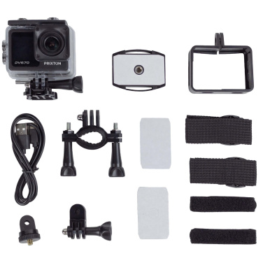 Logotrade promotional giveaway picture of: Prixton DV670 4K dual screen action camera