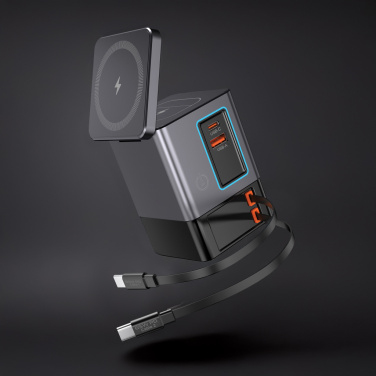 Logo trade promotional items picture of: Urban Vitamin Sacramento 105W GAN charger+retractable cables