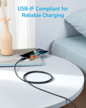 Logotrade promotional merchandise picture of: Anker USB-C to USB-C Cable 1.8 metre 60W