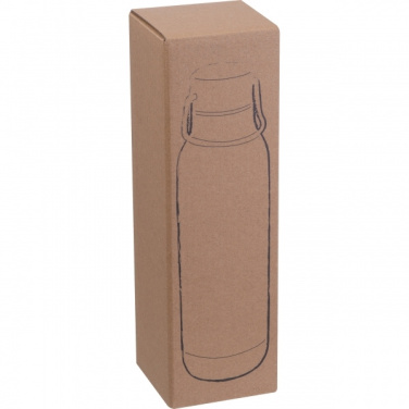 Logo trade promotional merchandise image of: Stainless steel water bottle BORGHOLM