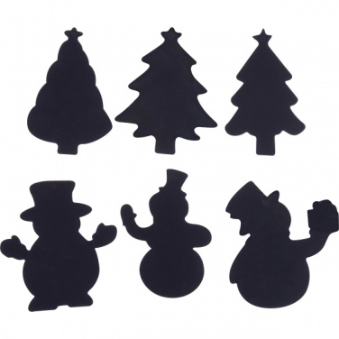 Logo trade promotional merchandise photo of: Scratch-off Christmas ornaments SOUTH POLE