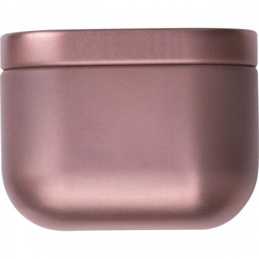Logo trade promotional merchandise photo of: Candle in tin PRAGUE