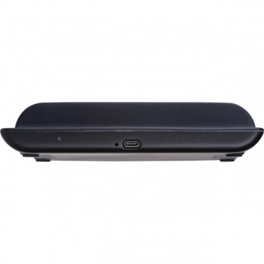Logo trade promotional gifts image of: Alarm Clock and Wireless Charger ADELAIDE