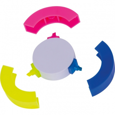 Logo trade promotional products image of: 3-in-1 Highlighter ANDORRA