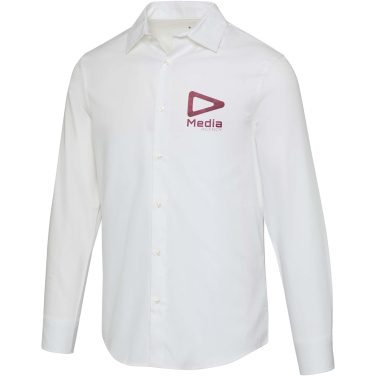 Logo trade corporate gifts image of: Citrine twill men's shirt