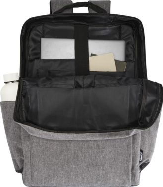 Logo trade promotional giveaway photo of: Libra 15” GRS recycled laptop backpack 15L