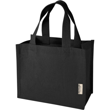 Logotrade business gift image of: Odessa 220 g/m² GRS recycled cotton mini gusset tote bag 9L