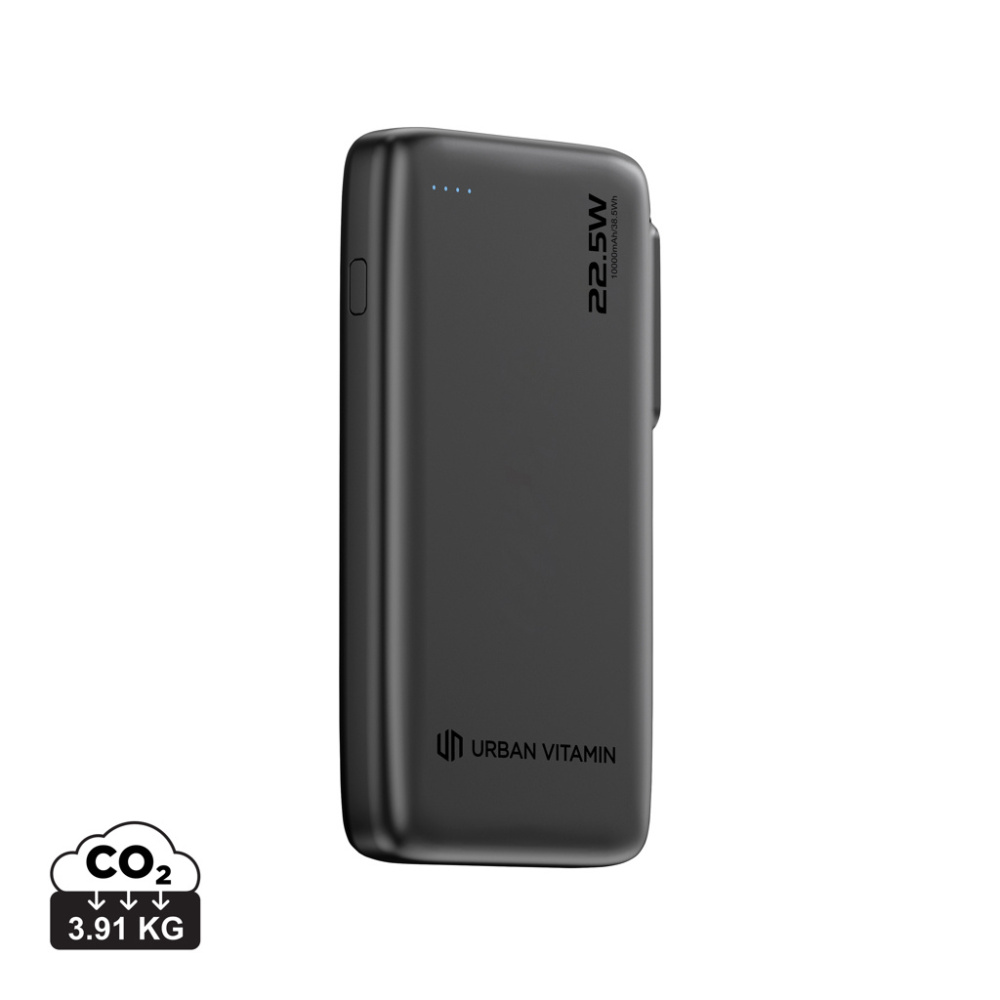 Logo trade promotional giveaway photo of: Urban Vitamin Emeryville 20W 10.000mAh Powerbank
