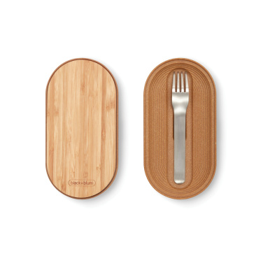 Logotrade business gift image of: Black+Blum Stainless Steel Double Bento Box