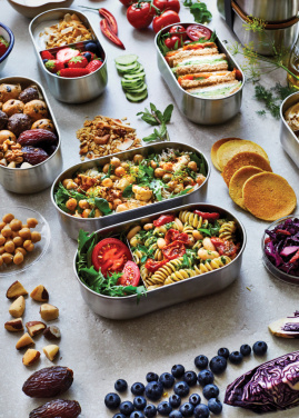 Logo trade corporate gifts image of: Black+Blum Stainless Steel Double Bento Box