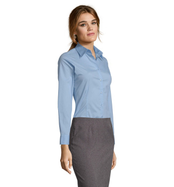 Logo trade corporate gift photo of: EDEN women shirt 140g