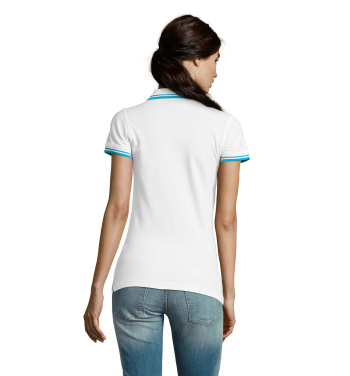 Logo trade promotional item photo of: PASADENA women polo 200g