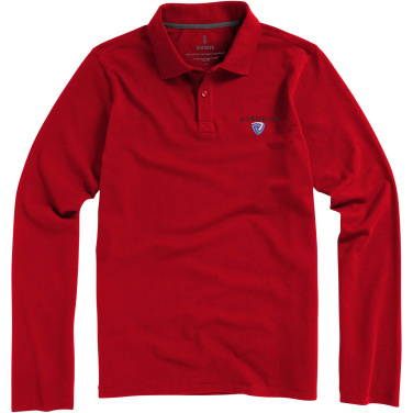 Logo trade advertising product photo of: Oakville long sleeve men's polo