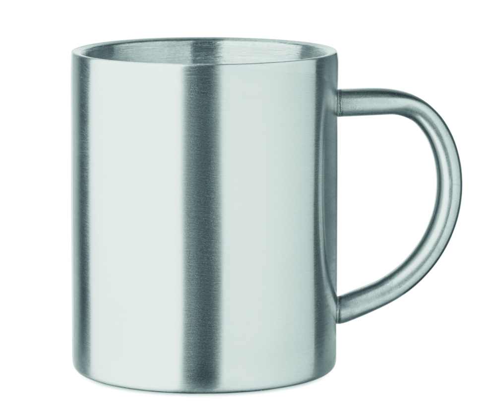 Logo trade promotional giveaways picture of: Recycled stainless steel mug