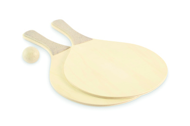 Logo trade promotional giveaway photo of: Beach racket set