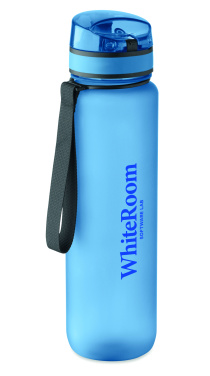 Logo trade promotional products image of: Sports water bottle RPET 1L