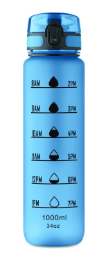 Logotrade promotional giveaway image of: Sports water bottle RPET 1L