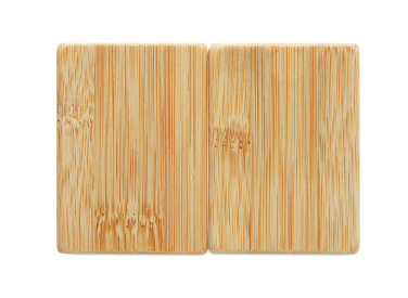 Logotrade promotional giveaway picture of: Bamboo salt & pepper set