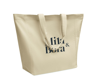 Logo trade promotional items image of: Cotton shopping bag