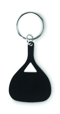Logo trade promotional item photo of: Aluminium key ring