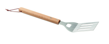 Logo trade promotional gift photo of: BBQ spatula in beechwood