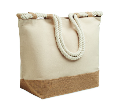 Logo trade promotional item photo of: Canvas beach bag