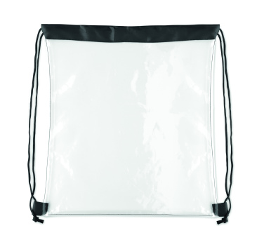 Logotrade advertising product image of: Transparent drawstring bag
