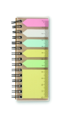 Logo trade promotional products image of: Memo pad in PP