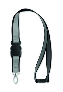 Logotrade promotional giveaway image of: Reflective RPET lanyard