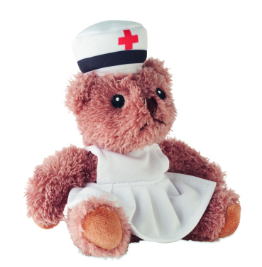 Logo trade promotional merchandise photo of: Teddy bear plush nurse