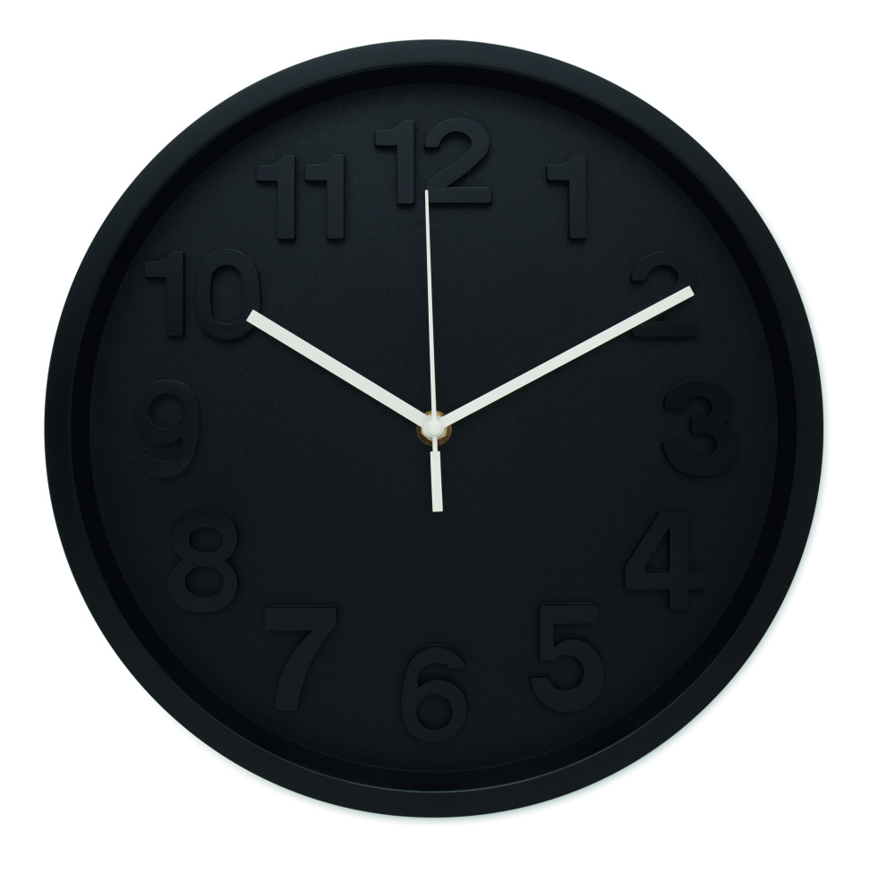 Logo trade promotional item photo of: Wall clock in PP