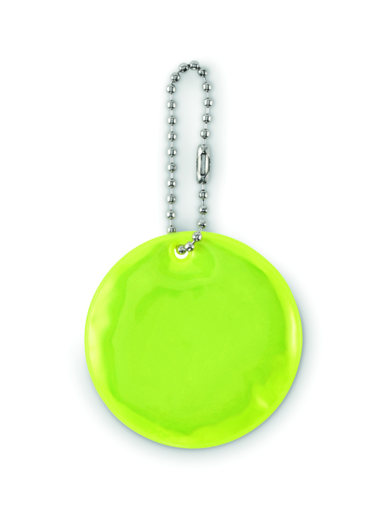 Logotrade promotional product image of: Round reflective keyring