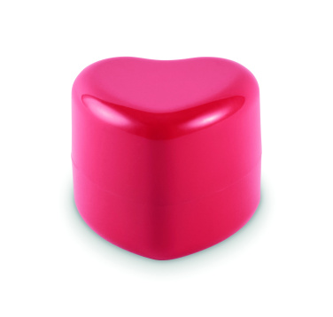 Logo trade business gifts image of: Heart shape vegan lip balm
