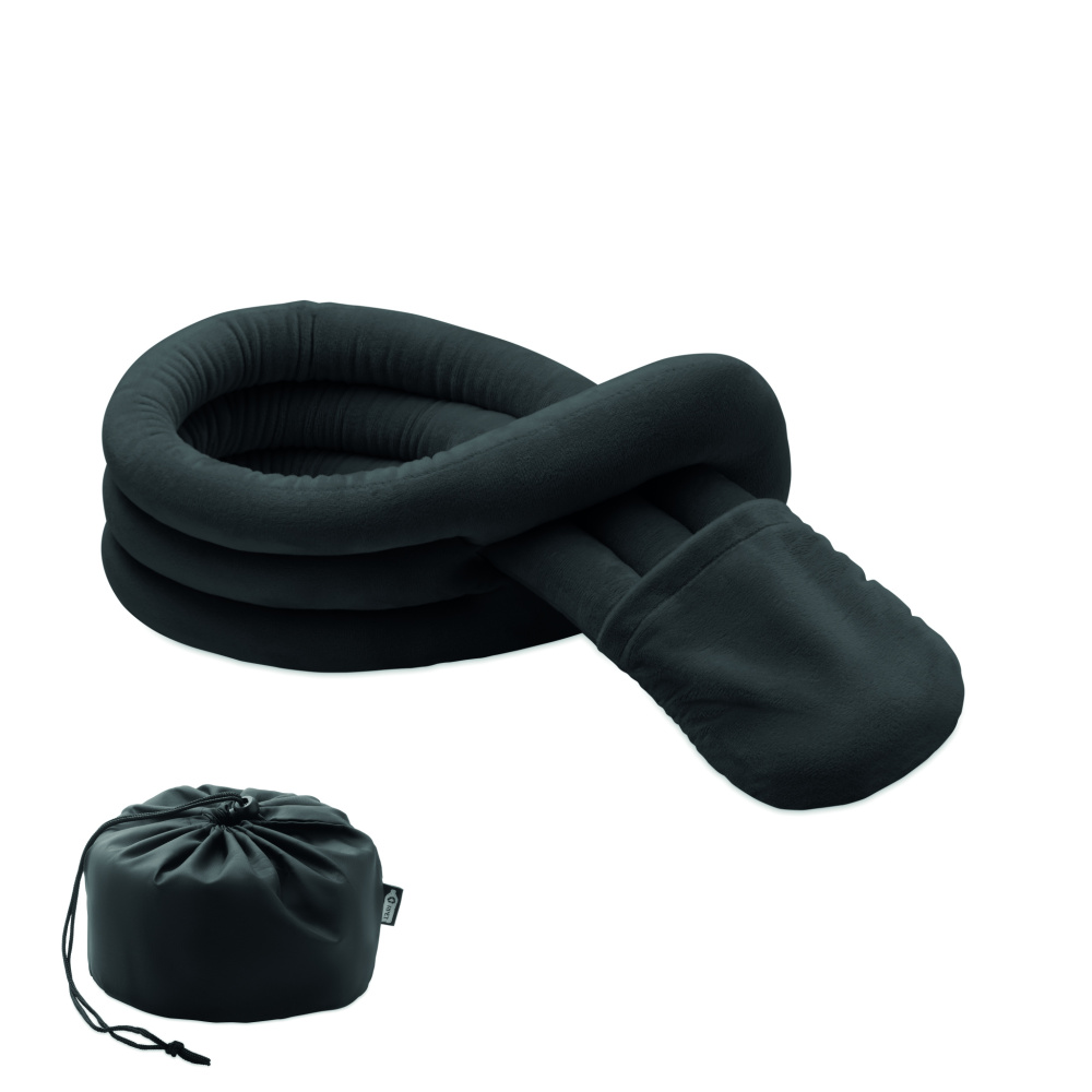 Logo trade promotional gifts image of: Bendable roll travel pillow
