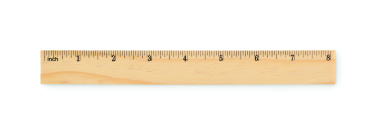 Logo trade promotional products image of: Wooden ruler 20cm