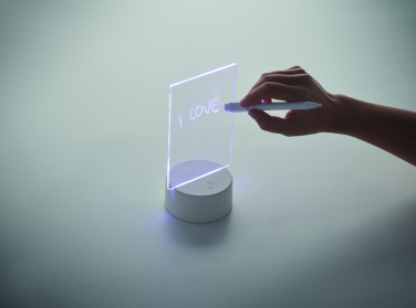 Logotrade promotional product image of: Light-up LED memo board
