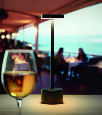 Logo trade business gift photo of: Aluminium table lamp